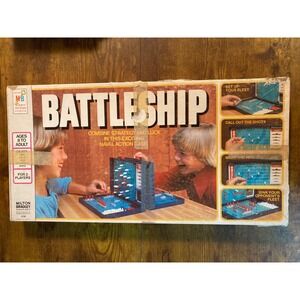 Vintage Milton Bradley Battleship Naval Action‎ Game 1978 Retro 70s Combat Game